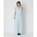  Night one NIGHT 1 empire линия длинное платье ( Sky )