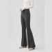 nijiblanijibra.?.. semi flare pants прекрасный ножек брюки ножек длина эффект flare pants высокий талия талия резина Корея casual брюки брюки z
