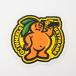 o-je- Wheel OJ WHEELS KEYFRAME CLEAR MYLAR STICKER 4IN×3.75IN ( желтый × orange )