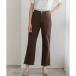 pieroPierrottsu il semi flare pants ( Brown )