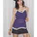  Pal PAL [WHO'S WHO gallery]sia- ребра подвязка Cami (purple)