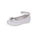 petipedopediped MINA Kids формальная обувь Flat туфли-лодочки с ремешком .(White)