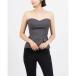 li нет men toRINASCIMENTO карман дизайн ламе bare top s(Argento)