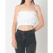 li нет men toRINASCIMENTO двойной оборка bare top (Bianco)
