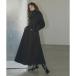  Louis ruebtikRUIRUE BOUTIQUE [2way] чистый Silhouette * двойной maxi flair пальто ( ремень имеется ) l шерсть 