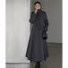  Louis ruebtikRUIRUE BOUTIQUE [2way] чистый Silhouette * одиночный maxi flair пальто l шерстяное пальто * maxi пальто *