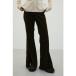  поддельный замша flare pants BRN