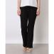 s leaf .- время Three Four Time shrink джерси flare pants ( черный )