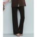 UNFILO [ часть магазин ограничение / талия резина ]BEAUTY MOVE semi flare pants ( черный )
