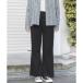  Urban Research дверь zURBAN RESEARCH DOORS FORK&amp;SPOON cut flare pants ( черный )
