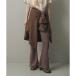  чувство ob Play sbai Urban Research SENSE OF PLACE by URBAN RESEARCH cut flare pants (BROWN)