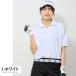  верх izmTopIsm Golf одежда женский gs GOLF половина Zip ребра Logo tops рубашка-поло короткий рукав стрейч рисунок одноцветный модный 