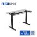 FLEXISPOT スタンディングデクス 電動式昇降デスク パソコンPCデスクE1B 脚部のみ (脚ブラック,天板別売り)