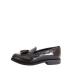 SANDERS Sanders 2715 черный кисточка Loafer Loafer туфли без застежки машина f кожа 