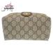 GUCCI Gucci off .tia бежевый Brown чай Gold металлические принадлежности GGs шкив m парусина 548393 cosme сумка женский 405690