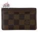 LOUIS VUITTON Louis Vuitton Damier porutokarutosa-n тянуть eben Brown PVC N61722 футляр для карточек футляр для визитных карточек чехол для пропуска 406916