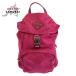 ���i PRADA �v���_ �e�X�[�g �O�p���S�v���[�g �s���N �V���o�[���� �i�C���� �o�b�N�p�b�N �����b�N�T�b�N ���f�B�[�X 407769
