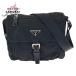 PRADA �v���_ �e�X�[�g �O�p���S�v���[�g �u���b�N �� �V���o�[���� �i�C����/���U�[ �V�����_�[�o�b�O ���b�Z���W���[�o�b�O 500294