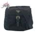 PRADA �v���_ �e�X�[�g �O�p���S�v���[�g �u���b�N �� �V���o�[���� �i�C���� �V�����_�[�o�b�O �|�V�F�b�g ���f�B�[�X 503694