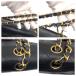CHANEL �V���l�� �}�g���b�Z25 �R�R�}�[�N �^�[�����b�N �u���b�N �� ���U�[ �V�����_�[�o�b�O �`�F�[���V�����_�[�o�b�O 505603 �֘A�摜4