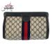 GUCCI Gucci Vintage Sherry la крыло re-GGs шкив m парусина 89 01002 клатч ручная сумочка мужской 600742