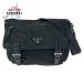 PRADA �v���_ �e�X�[�g �O�p���S�v���[�g �u���b�N �� �V���o�[���� �i�C���� �V�����_�[�o�b�O ���b�Z���W���[�o�b�O ���f�B�[�X 601305