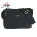 ���i PRADA �v���_ �e�X�[�g �O�p���S�v���[�g �u���b�N �� �V���o�[���� �i�C���� �V�����_�[�o�b�O ���b�Z���W���[�o�b�O �����Y 601669