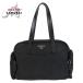 PRADA �v���_ �e�X�[�g �O�p���S�v���[�g �u���b�N �� �V���o�[���� �i�C���� �n���h�o�b�O �g�[�g�o�b�O ���f�B�[�X 602172