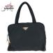 PRADA �v���_ �e�X�[�g �O�p���S�v���[�g �u���b�N �� �S�[���h���� �i�C����/���U�[ �g�[�g�o�b�O �n���h�o�b�O ���f�B�[�X 603270