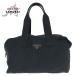 ���i PRADA �v���_ �e�X�[�g �O�p���S�v���[�g �u���b�N �� �V���o�[���� �i�C���� �{�X�g���o�b�O �g���x���o�b�O �j�����p �����Y 603347