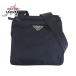 ���i PRADA �v���_ �e�X�[�g �O�p���S�v���[�g �u���b�N �� �V���o�[���� �i�C���� �V�����_�[�o�b�O �|�V�F�b�g ���f�B�[�X 603512