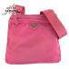 ���i PRADA �v���_ �e�X�[�g �O�p���S�v���[�g �s���N �V���o�[���� �i�C���� �V�����_�[�o�b�O �|�V�F�b�g ���f�B�[�X 603515