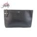  прекрасный товар Alexander McQueen Alexander McQueen type вдавлено . черный чёрный кожа клатч ручная сумочка мужской 603611