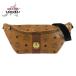 MCM M si- M Visee tos Brown Gold металлические принадлежности PVC сумка "body" поясная сумка bam сумка женский 603818