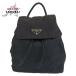 PRADA �v���_ �e�X�[�g �O�p���S�v���[�g �u���b�N �� �V���o�[���� �i�C���� �����b�N�T�b�N �o�b�N�p�b�N ���f�B�[�X 604072