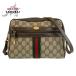 GUCCI �O�b�` ���B���e�[�W �V�F���[���C�� �x�[�W�� �u���E�� GG�X�v���[���L�����o�X �V�����_�[�o�b�O �|�V�F�b�g ���f�B�[�X 604213