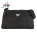 PRADA �v���_ �e�X�[�g �O�p���S�v���[�g �u���b�N �� �V���o�[���� �i�C���� �V�����_�[�o�b�O �|�V�F�b�g ���f�B�[�X 604281