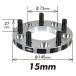 Kics �L�b�N�X ���C�h�g���b�h�X�y�[�T�[ 15mm 4H 100 M12-P1.5 4015W1 �֘A�摜3