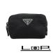 *SALE* # прекрасный товар #Re-Nylon# Prada сумка бардачок макияж косметика сигареты te Hsu to нейлон черный [186028]0