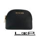 # не использовался # Michael Kors сумка косметика макияж бардачок кожа черный [192272]*