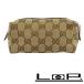 *SALE* # прекрасный товар # Gucci сумка GG косметичка парусина Brown 153228 [289552]8