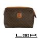 # б/у # Celine Macadam сумка бардачок макияж cosme PVC Brown [301858]5