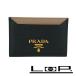 # не использовался # Prada футляр для карточек футляр для визитных карточек safia-no черный бежевый 1MC208 [342158]7