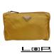# прекрасный товар # Prada треугольник Logo сумка бардачок косметика макияж te Hsu to нейлон Camel [374777]2