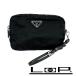 # б/у # Prada список let сумка макияж косметические мелочи inserting нейлон черный NERO 1NE021 [420139]7