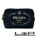 # б/у # Prada kana pa Mini сумка бардачок парусина черный 1NA021[439438]8