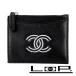  Chanel # б/у # футляр для карточек футляр для визитных карточек кожа черный [614668]13