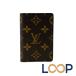  Louis Vuitton # новый товар # бур nai The -duposhu складывающийся пополам футляр для карточек чехол для пропуска IC монограмма Brown M60502 [651182]5