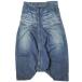 GANRYU ganryu COMME des GARCONS сделано в Японии 11SS super обезьяна L Denim брюки EG-P001 L Indigo mega обезьяна L джинсы g21539