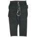 DRKSHDW темный Shadow 24SS CREATCH CARGO CROPPED DRAWSTRING PANTS draw -тактный кольцо брюки DU01D1371-RIG M BLK Rick Owens обезьяна L 